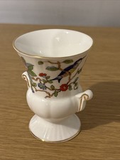 AYNSLEY BONE CHINA PEMBROKE MINI URN/VASE EXCELLENT CONDITION 3.5".