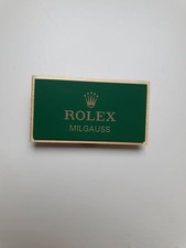 100% GENUINE ROLEX MILGAUSS GREEN WATCH DEALER DISPLAY STAND