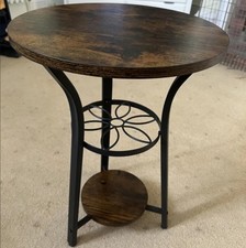 Vintage Small Round Side Table