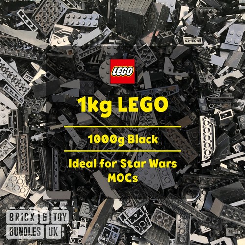 1kg lego bulk - lot, black