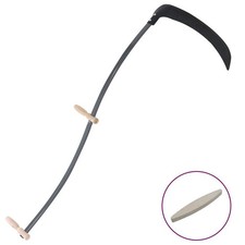 Scythe with Grinding Stone 145 cm trimmer grass strimmer vidaXL