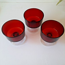 3 x Vintage Luminarc France