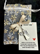 Winged angel holding clear - angel,