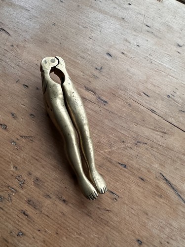 Vintage old brass nutcrackers - brass,
