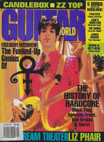 Prince guitar world magazine - guitar,