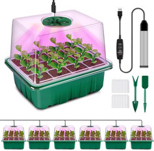 Seed Trays with Grow Light, 6