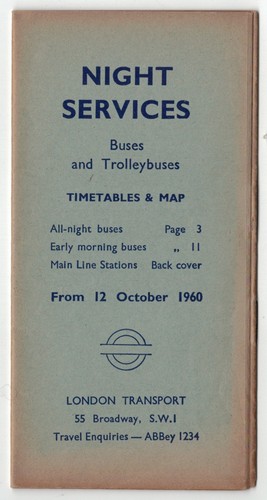 London transport night - night, bus