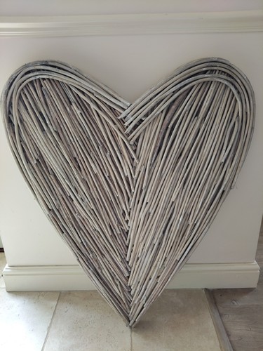 Large rustic wooden - wooden, heart