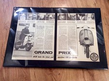 LAMBRETTA Original Vintage 1969 GP150 GP125 Advert Test Story INNOCENTI SCOOTER