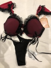 Soleil sucre Bra Set Black
