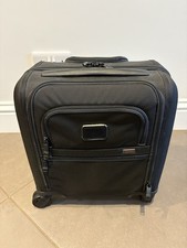 Tumi Alpha 3 Small Compact Wheeled Briefcase In Ballistic Nylon