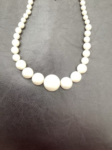 Cream beaded chunky - cream,