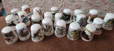 22 Assorted Birchcroft China Thimbles