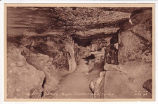 An Early Frith's Post Card of The Long Gallery, Royal Cumberland Cavern. Matlock