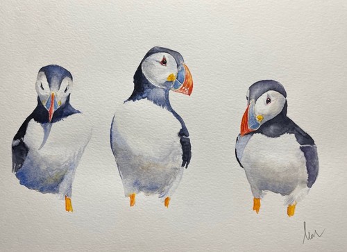 Watercolour painting original - painting:,
