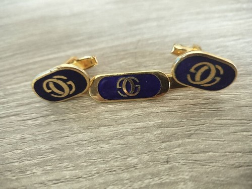 Gucci vintage gold navy - gucci,