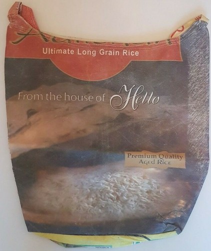 Recycled rice sack over - recycled,