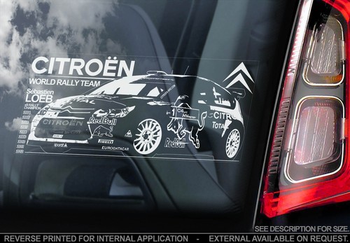 Citroen wrc car window - citroen,