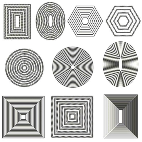 Nested square circle oval - nested,