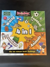 BrainBox 4 In 1 The 10 Min Brain Challenge World Football Inventions Animal
