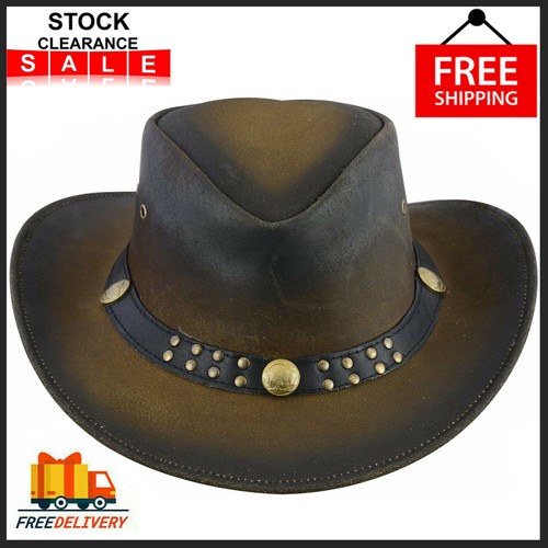 Leather hats cowboys western - cowboys,