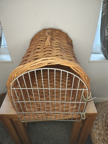 Vintage wicker cat - vintage, pet