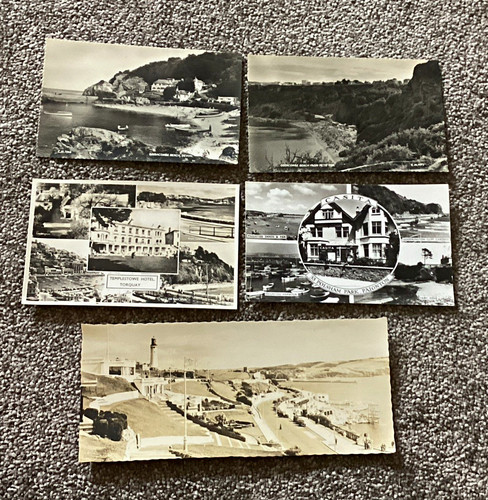 Devon seaside postcards - 5x,
