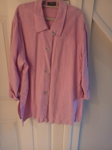 Oska ladies linen jacket - linen, size
