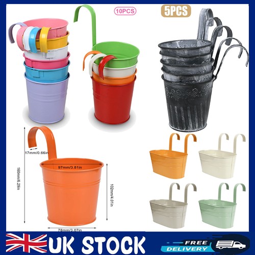 Metal flower pots - flower, vase