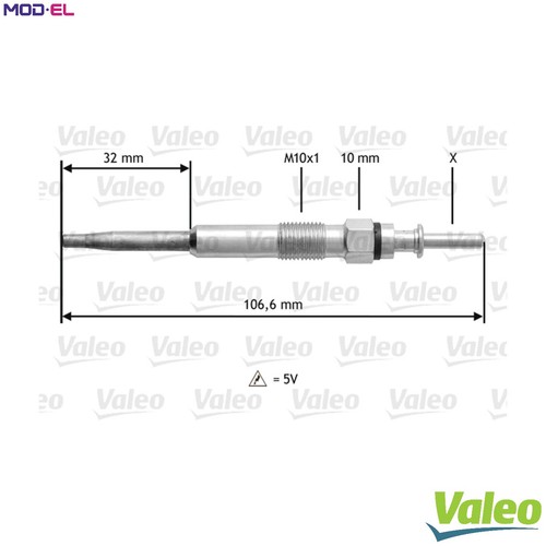 Glow plug 345134 - glow, alpina