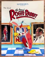 Sotheby's The Art of Who framed ROGER RABBIT Auction Catalogue New York 1989