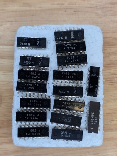 Vintage ttl logic chip lot - ttl,