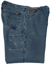 Men's Bernie Dungaree Pants 38 X 30  Denim Workwear Actual Measured (36 X 28) 