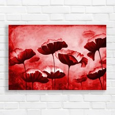 Autumn poppy floral - autumn,