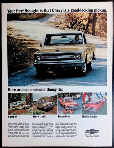 Print 1960 chevy - ad,