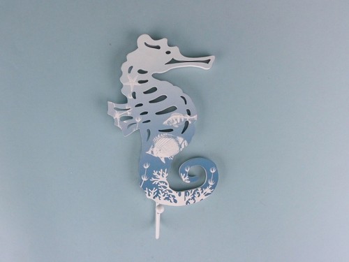 Seahorse hook nautical home - hook,