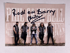 Phil Campbell Signed Photo Motorhead Phil And The Bastard Sons Original