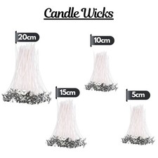 PRE WAXED CANDLE WICKS WITH