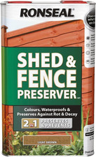 RSLSFLB5L Shed and Fence Preserver - Light Brown, 5L (Pack of 1)