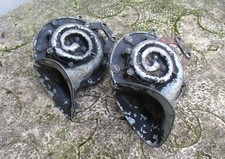2 X Old Vintage LUCAS Snail Type Car Horns. Untested for Spares of Repair.