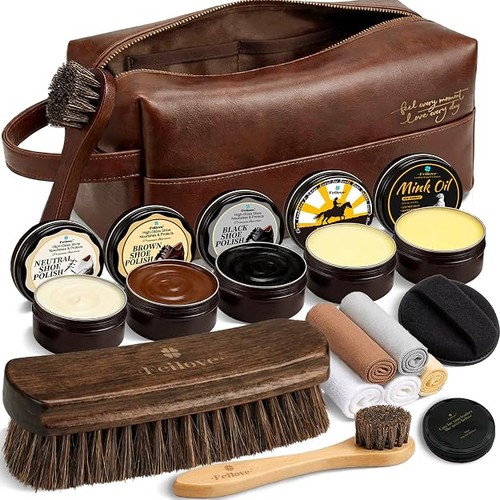 Shoe care kit in - shoe,