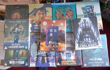 11x Dr Who Steelbook Bundle 3x New Sealed 8x Like New. 