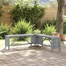 WALPLUS Garden Corner Bench