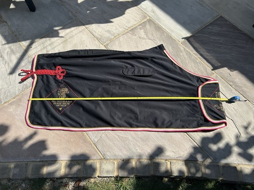 Horse show rug black red - horse,