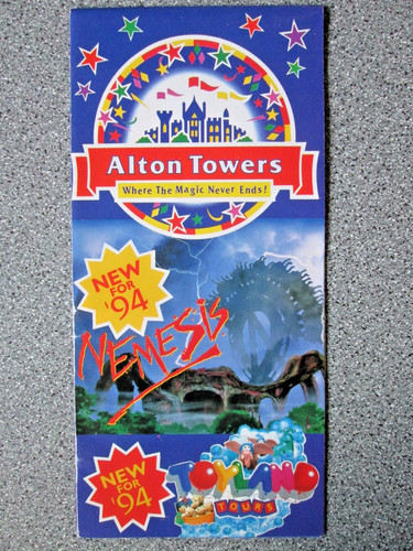 Alton towers 1994 vintage - towers,