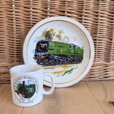 Vintage collector plate mug - plate,