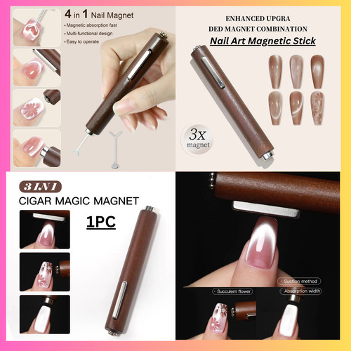 Cat eye magnet nail - in,