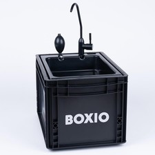 BOXIO - WASH: Mobile Wash Basin with Hand Pump, Sink for Van, Camping Garden