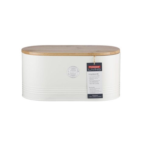 Large cream bread bin - cream,
