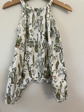 girls next 3-6 months cactus pront short romper outfit all in one 3-6 months